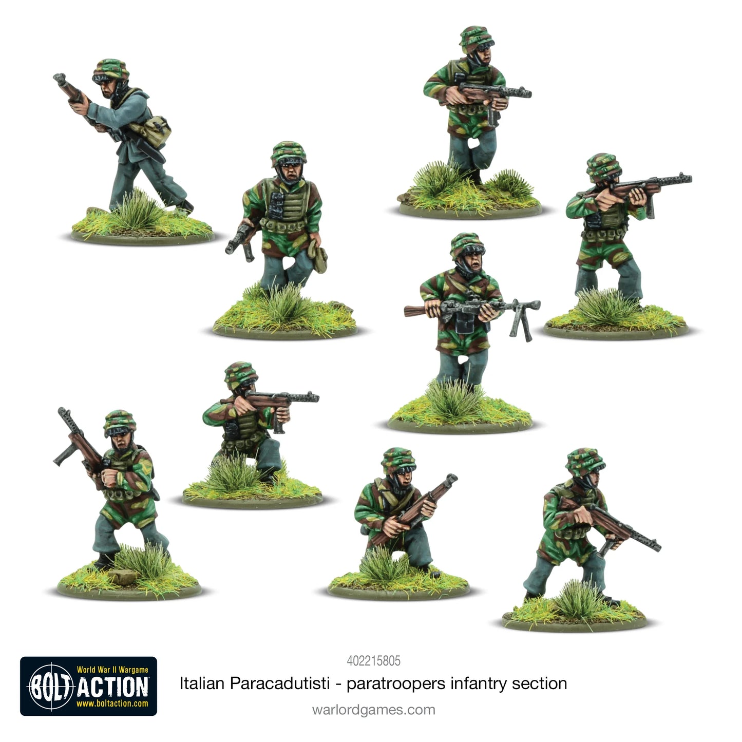 Italian Paracadutisti Paratrooper Infantry Squad
