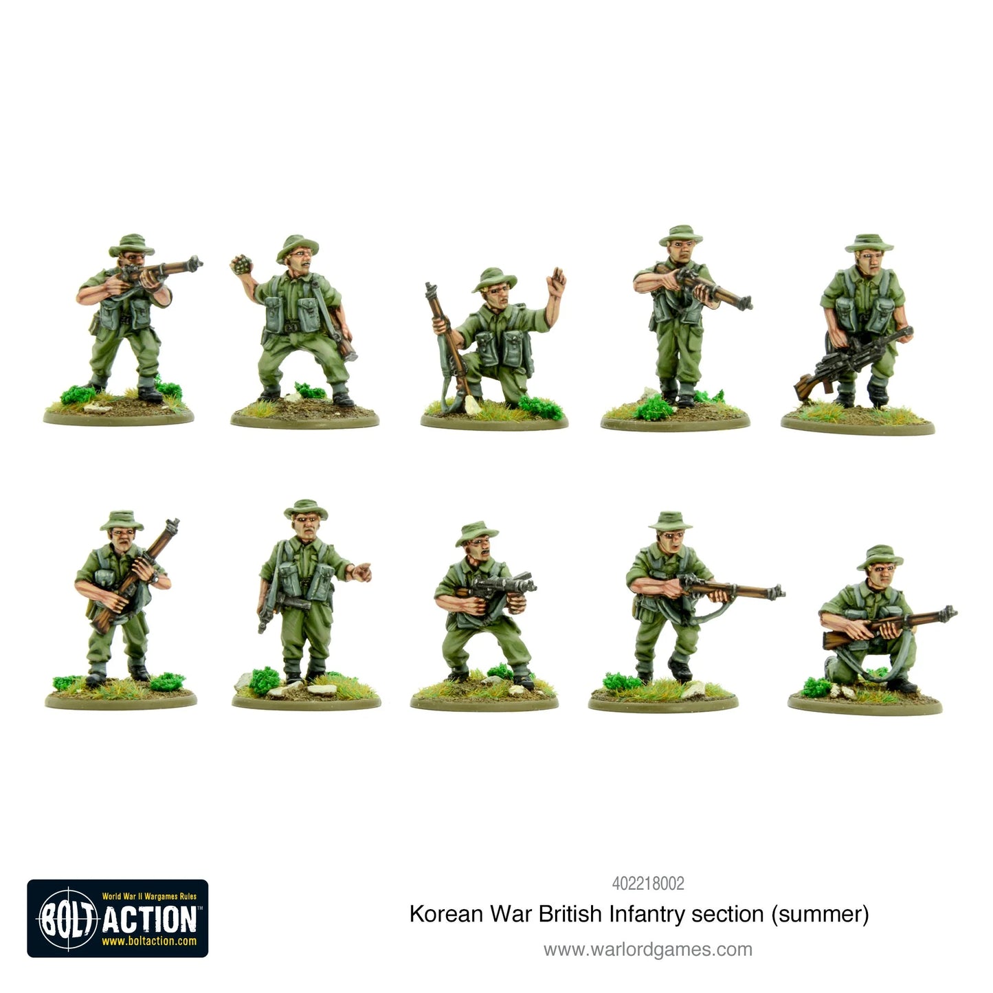Korean War: British infantry section (Summer)