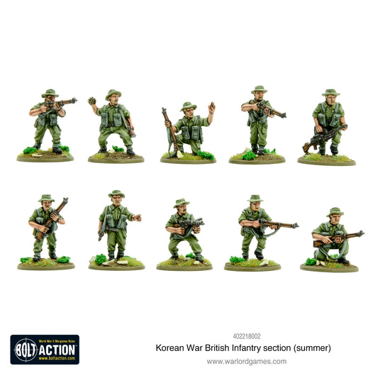 Korean War: British infantry section (Summer)