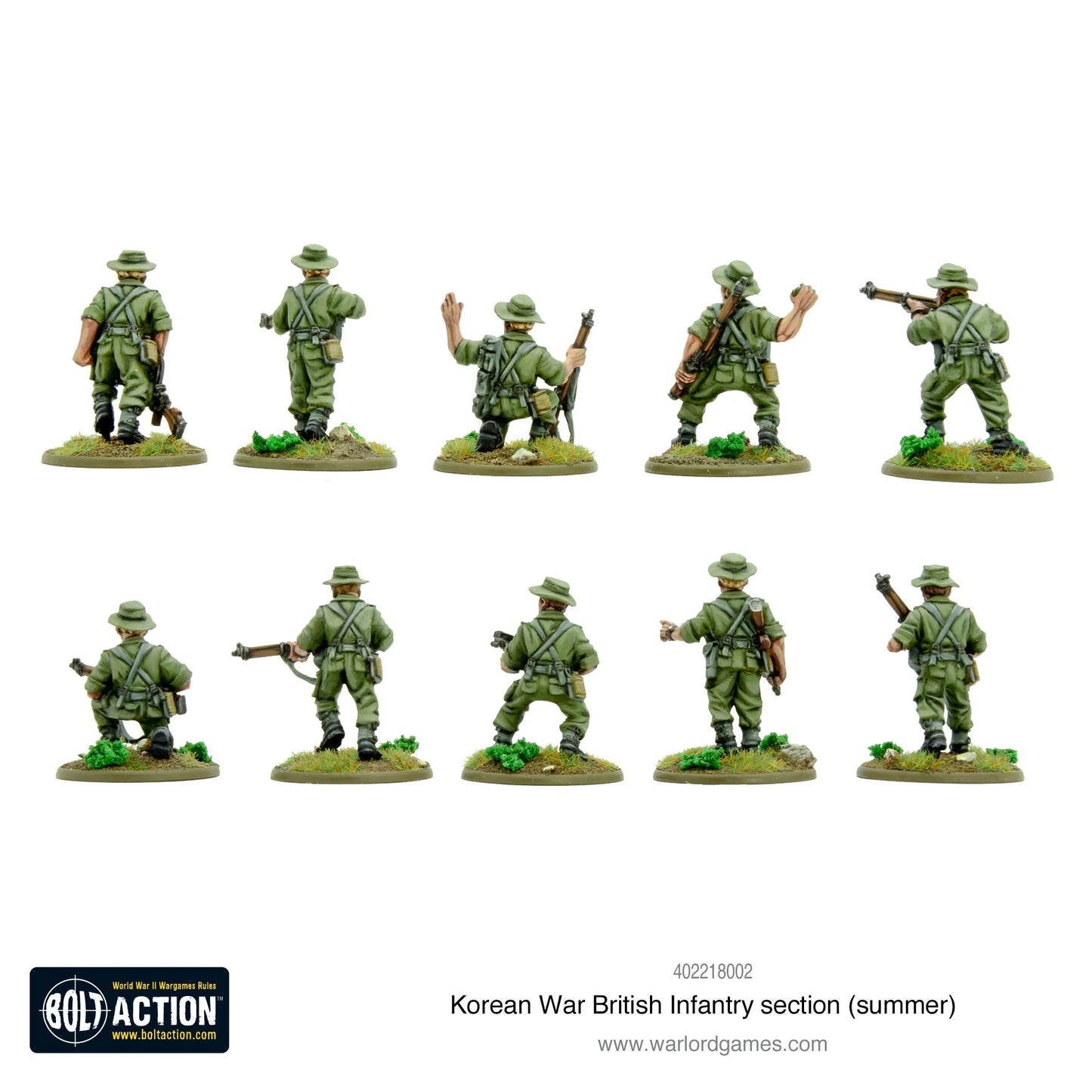 Korean War: British infantry section (Summer)