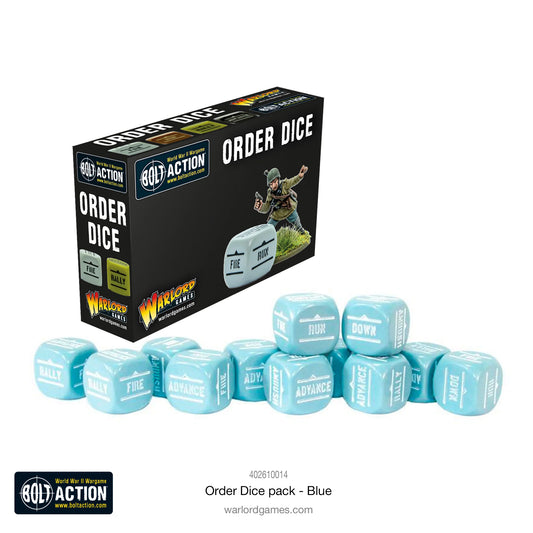 Bolt Action: Orders Dice - Blue