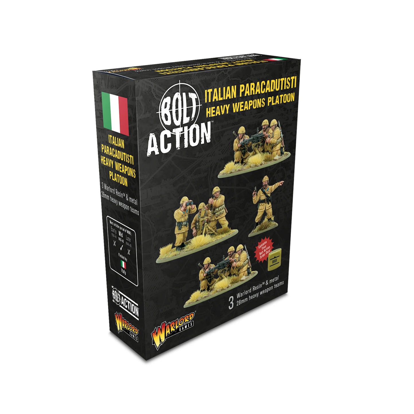 Italian Paracadutisti heavy weapons platoon