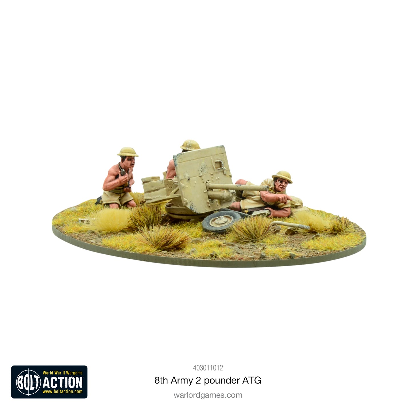 British (8th Army) 2 pounder AT