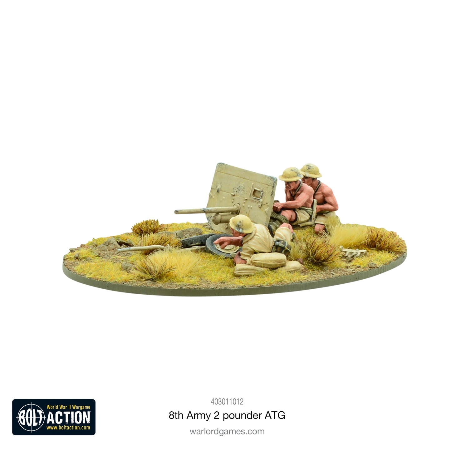 British (8th Army) 2 pounder AT