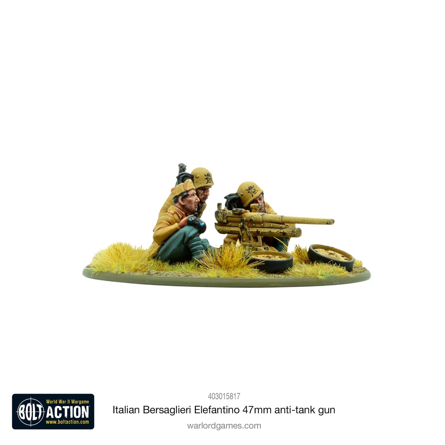 Italian Bersaglieri Elefantino 47mm Anti Tank Gun