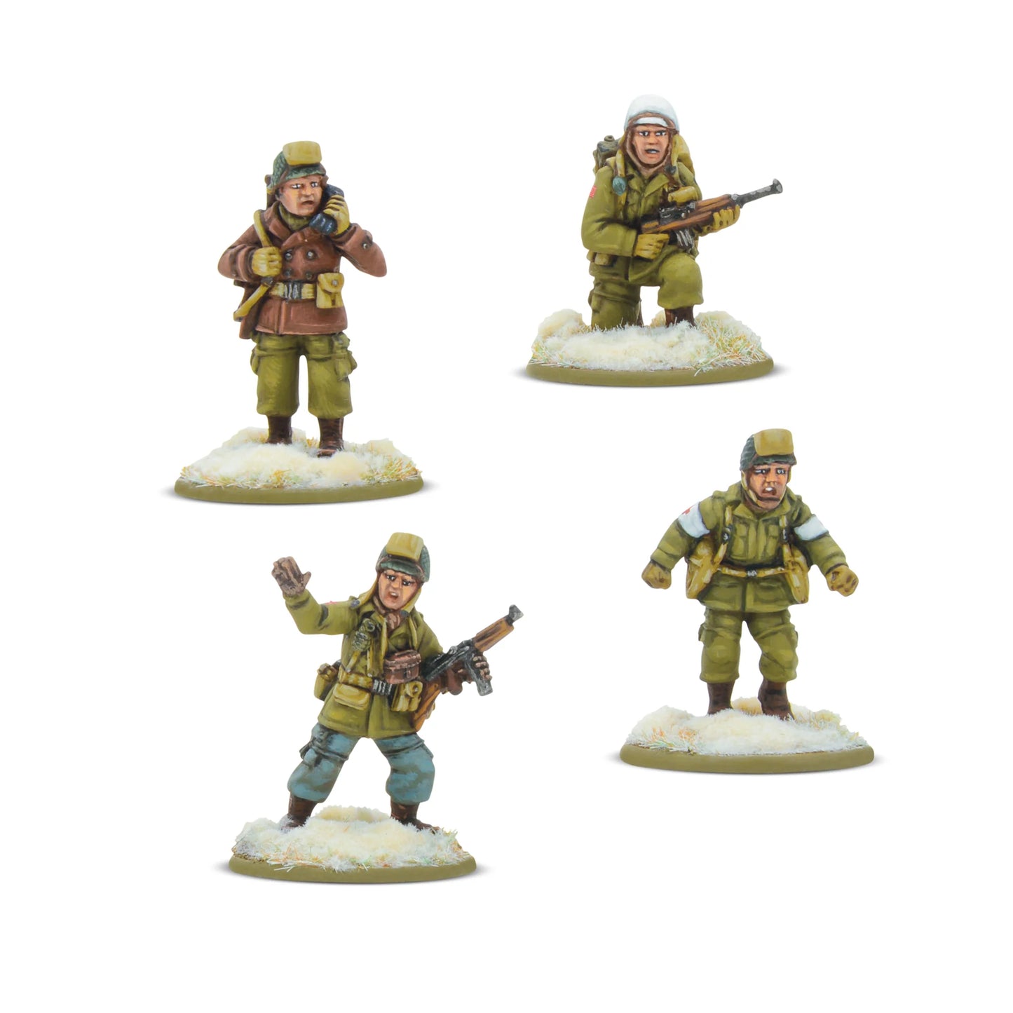 Bolt Action: US Airborne (winter) HQ