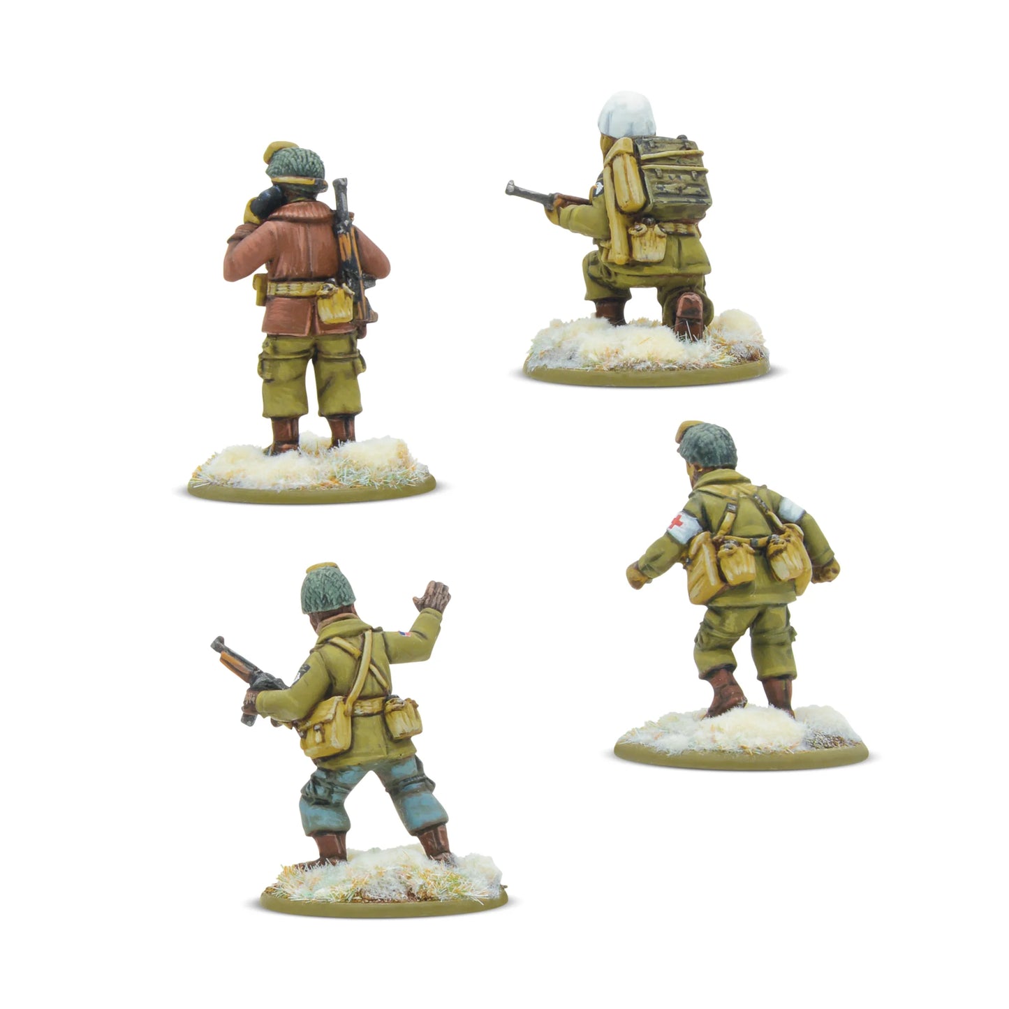 Bolt Action: US Airborne (winter) HQ