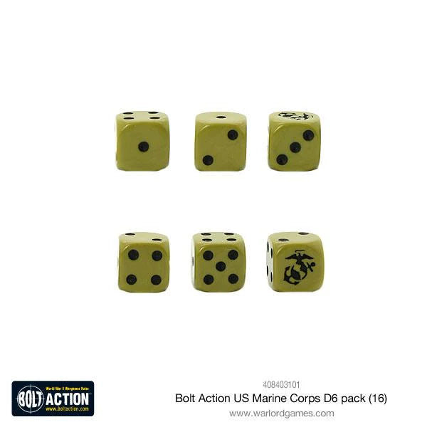 US Marine Corps D6 Dice