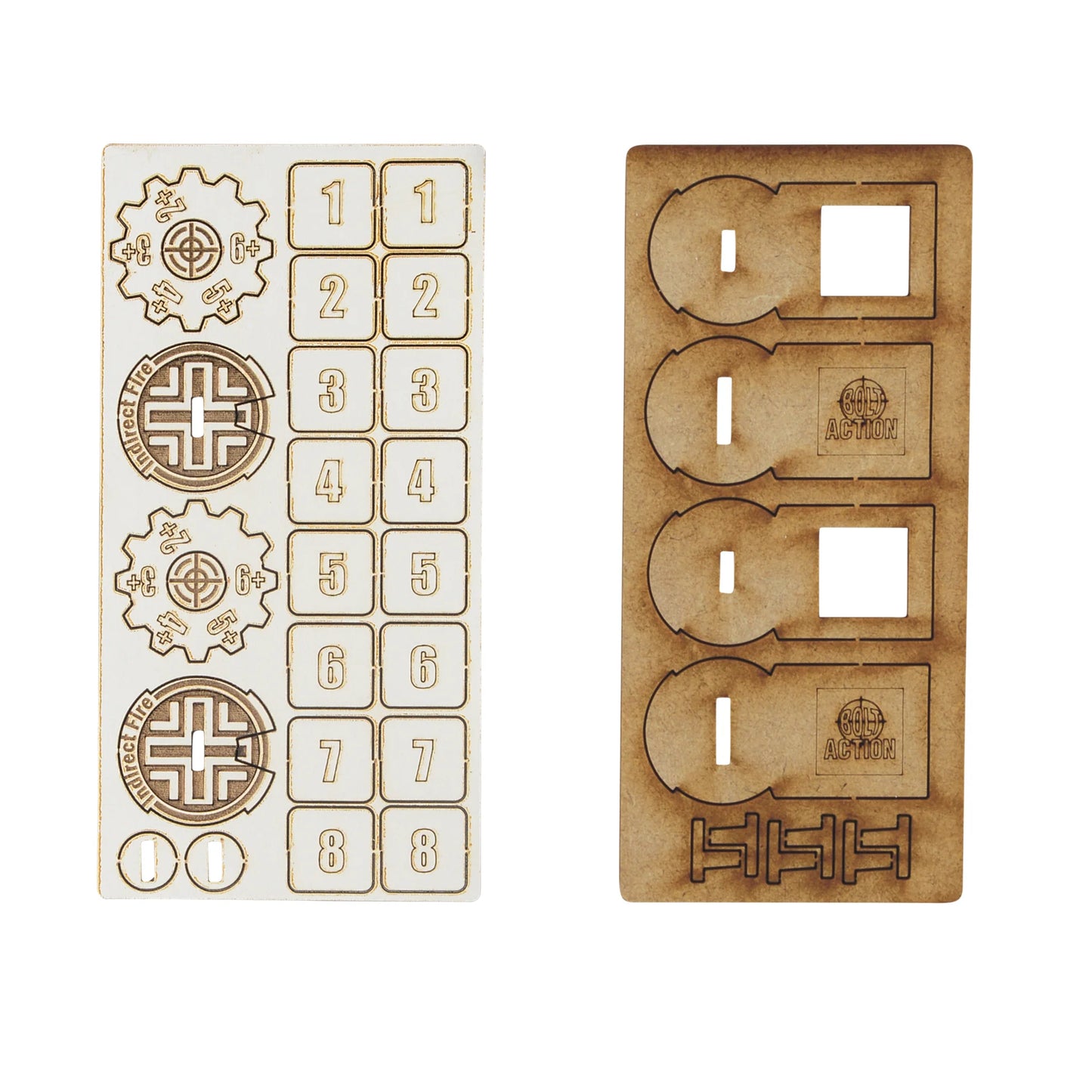 German Artillery Zeroing In Markers