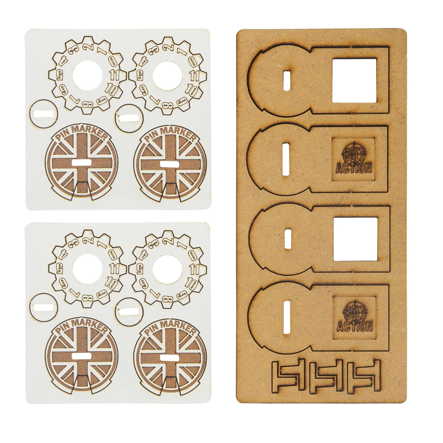 British Unit Pin Markers