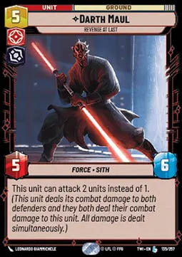 Darth Maul: Revenge at Last NM 135/257