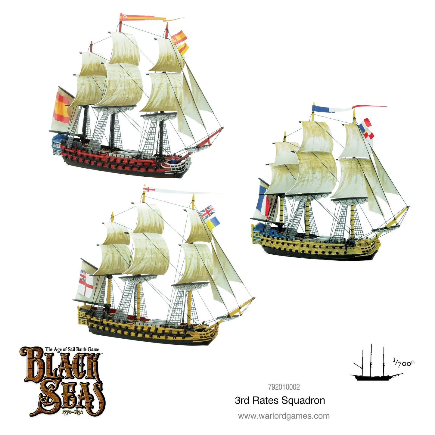 Black Seas: 3rd Rates Squadron (1770 - 1830)