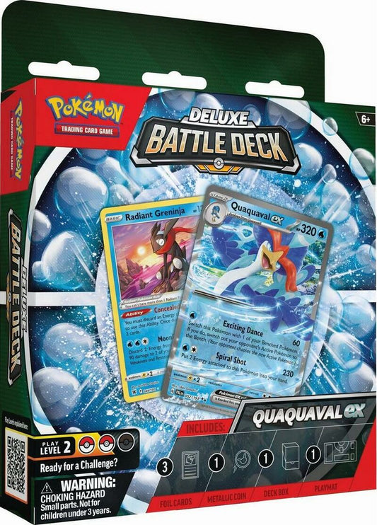 Pokemon TCG: Quaquaval ex Deluxe Battle Deck