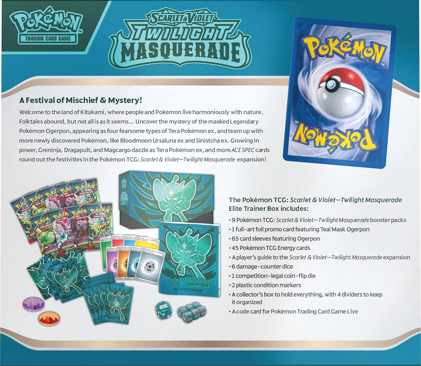 Pokemon TCG: Twilight Masquerade Elite Trainer Box