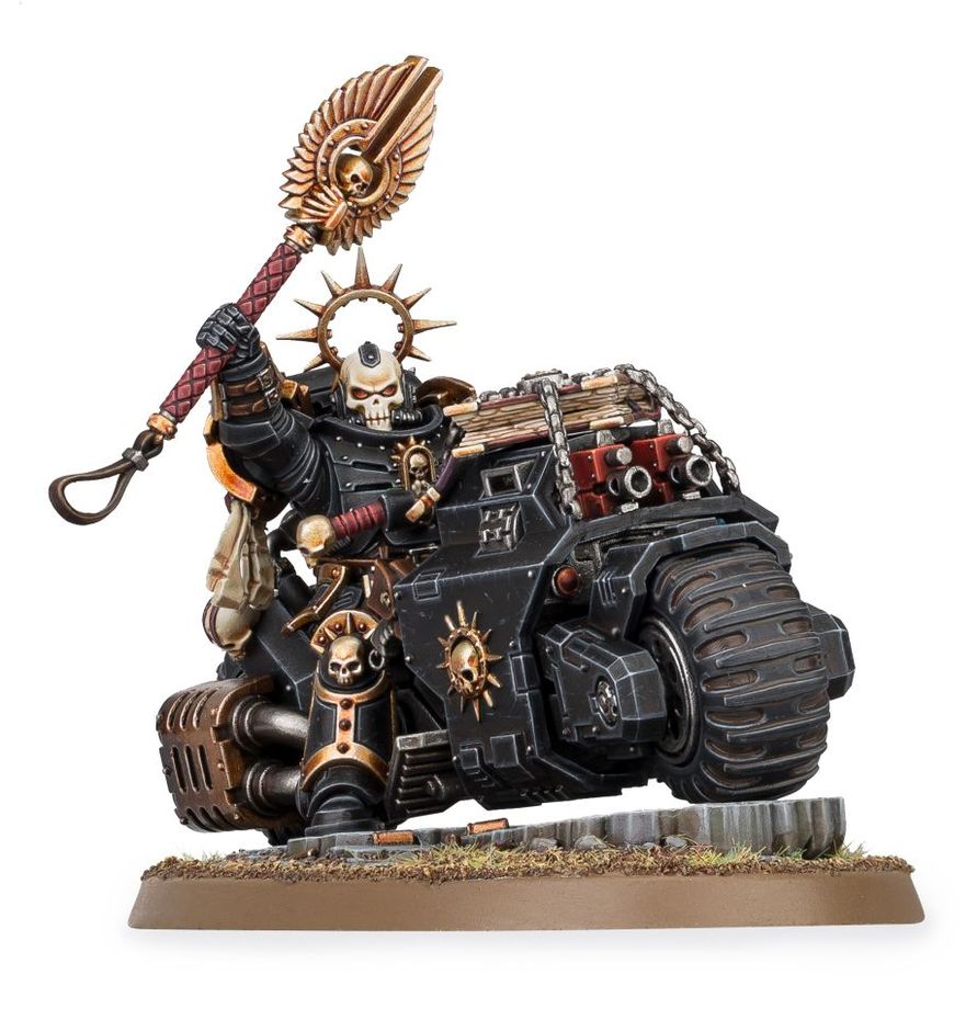 Space Marine Chaplain on a Bike