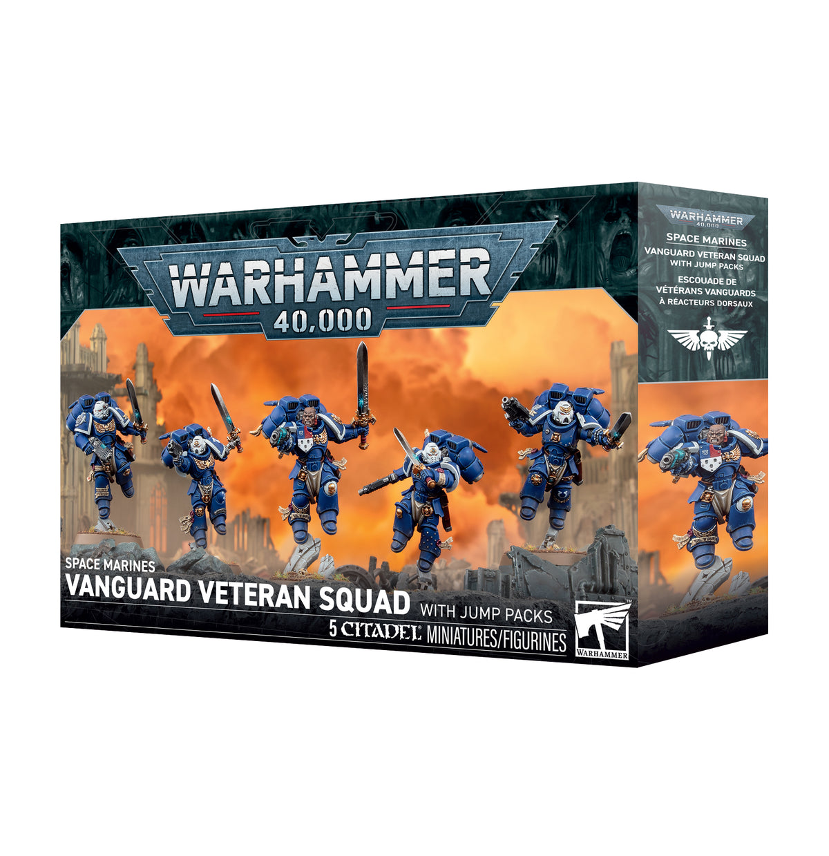 Space Marine: Vanguard Veteran Squad with Jump Packs