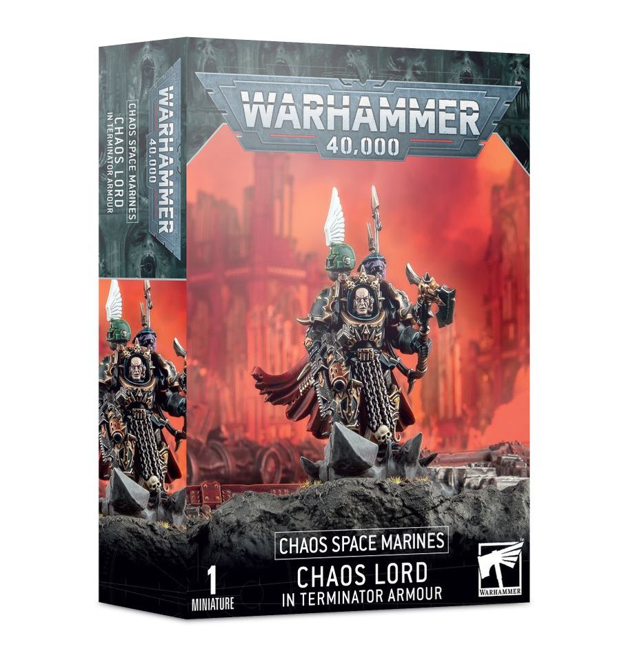 Chaos Space Marine: Chaos Lord /Sorcerer Lord in Terminator Armour