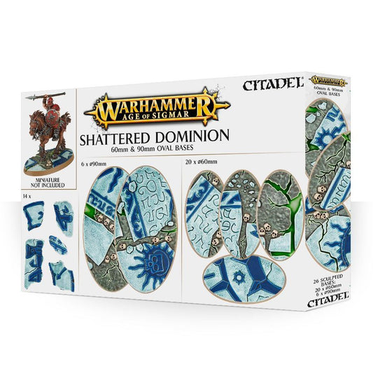 Age of Sigmar: Shattered Dominion - 60 & 90mm Oval Bases