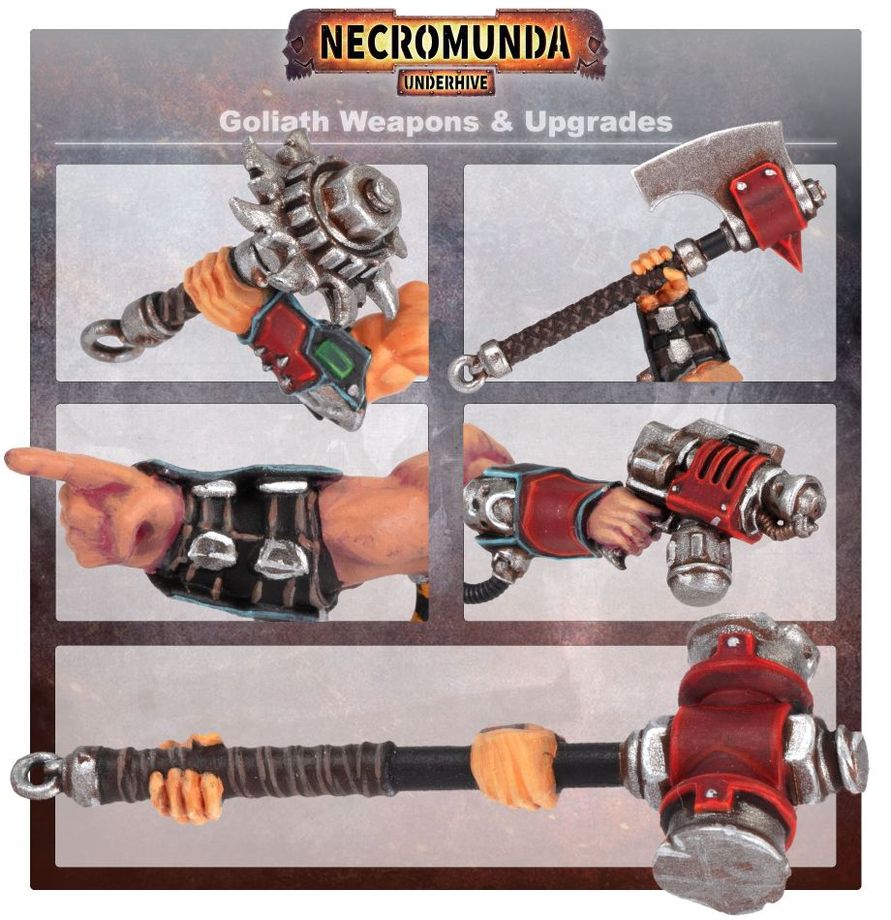 Necromunda: Goliath Weapons and Upgrades