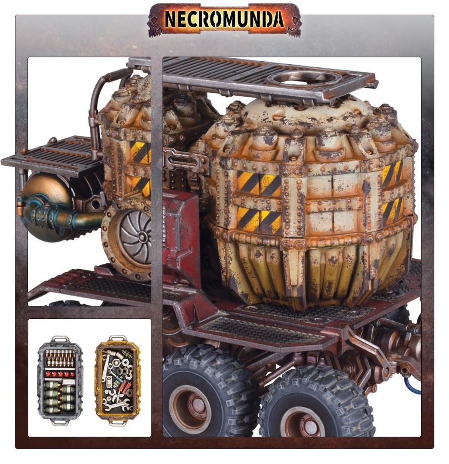 Necromunda: Promethium Tanks on Cargo-8 Trailer