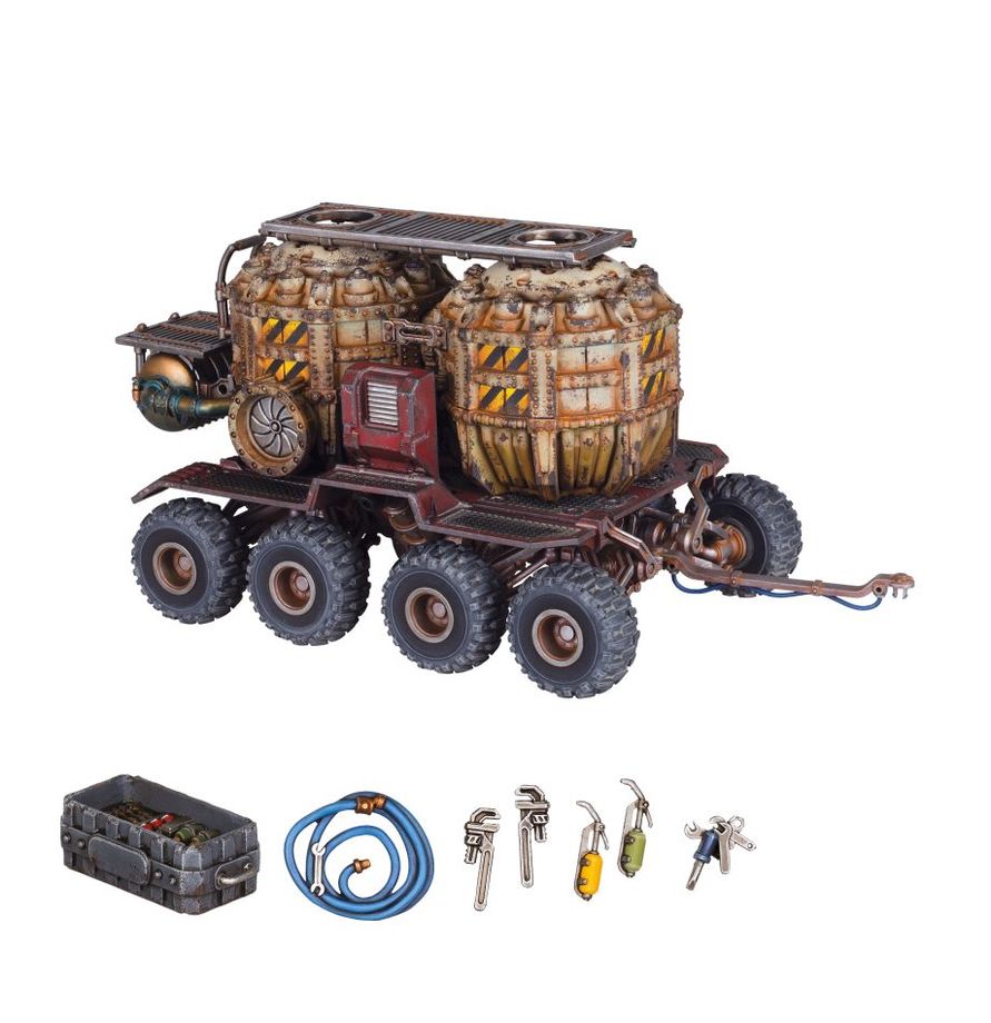 Necromunda: Promethium Tanks on Cargo-8 Trailer