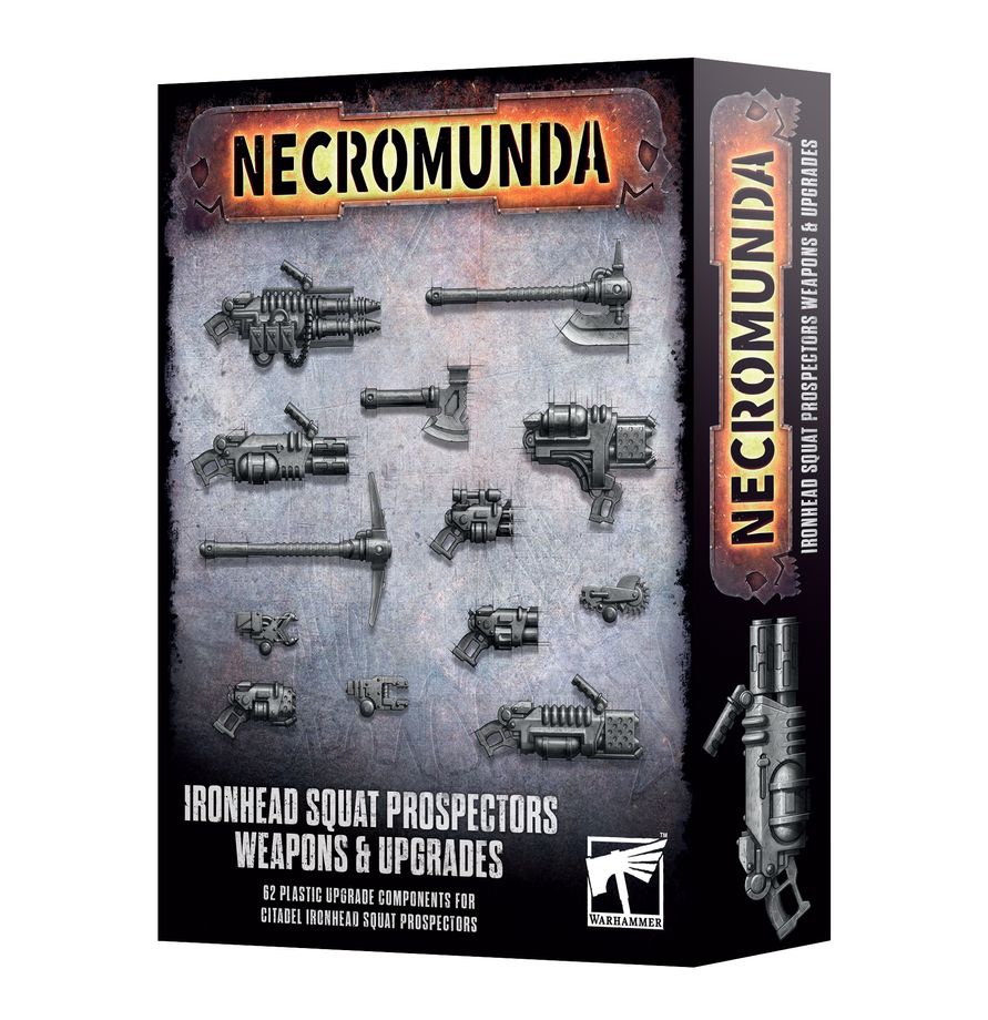 Necromunda; Ironhead Squat Prospectors Weapons and Upgrades