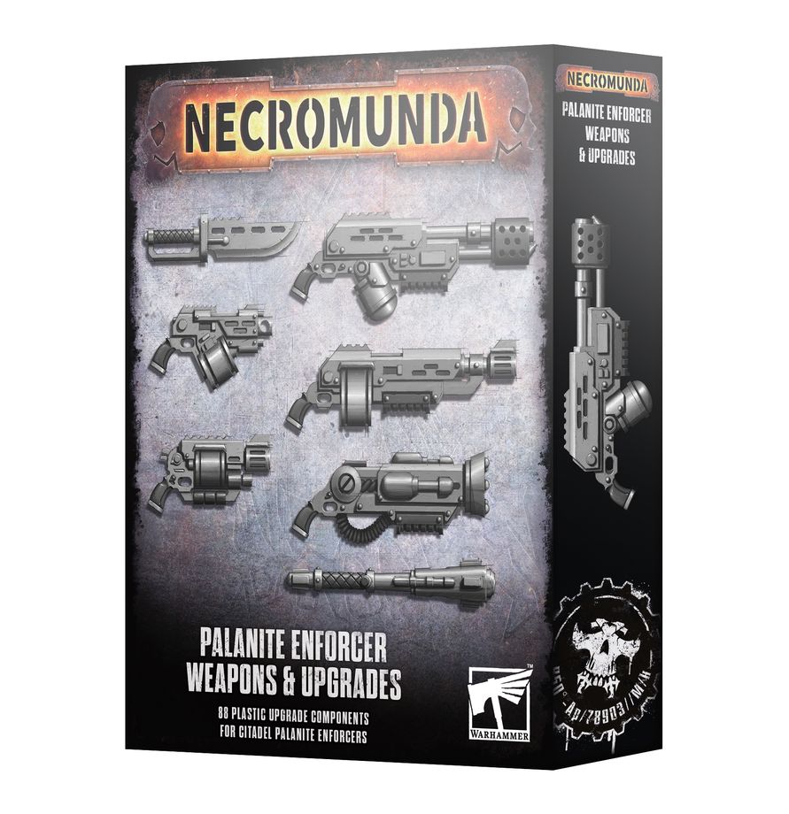 Necromunda Enforcer Weapons and Upgrades