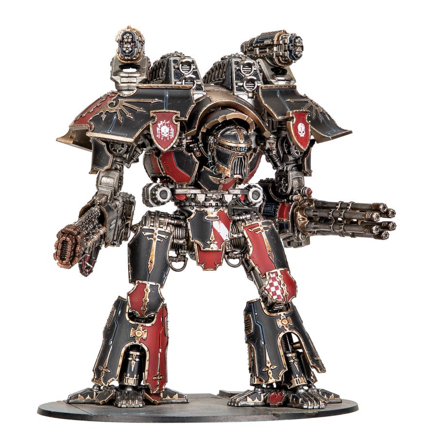 Legiones Imperialis: Warlord Titan With Volkite & Macro Gatling'