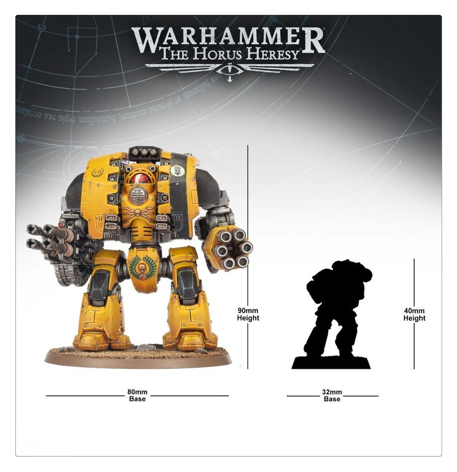 Horus Heresy: Leviathan Siege Dreadnought with Ranged Weapons