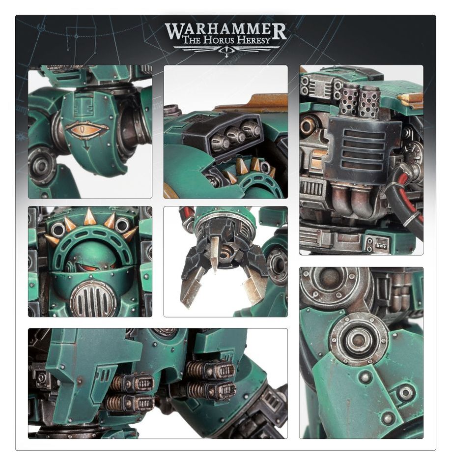 Horus Heresy: Leviathan Siege Dreadnought with Claw & Drill Weapons