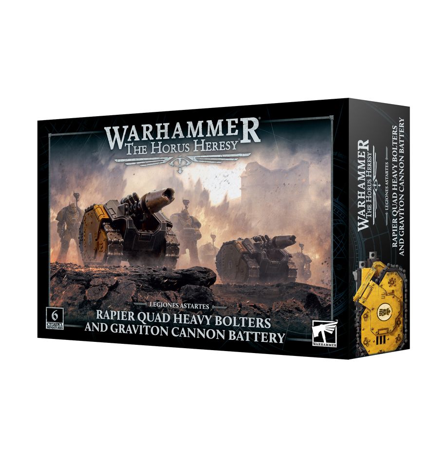 Horus Heresy: Rapier Quad Heavy Bolters and Graviton Cannon Battery