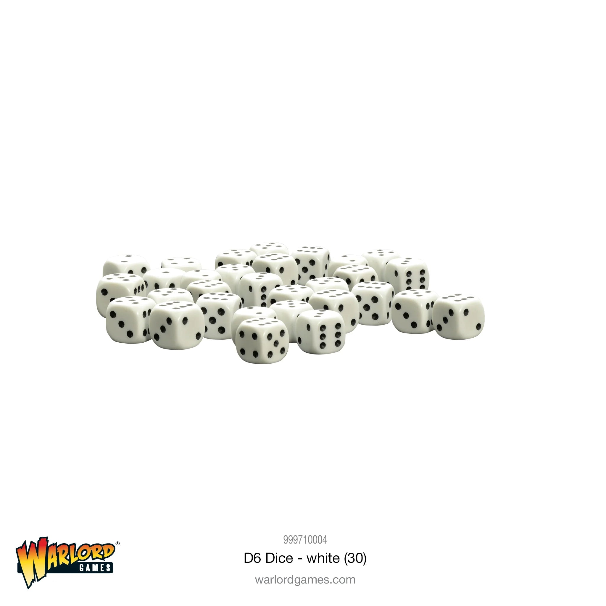 Spot dice - white