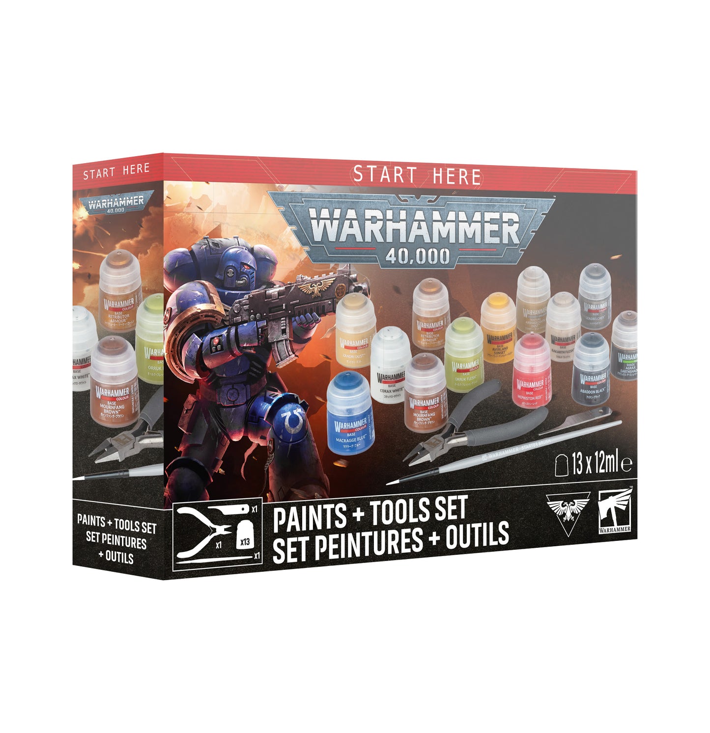 40k Paints + Tools