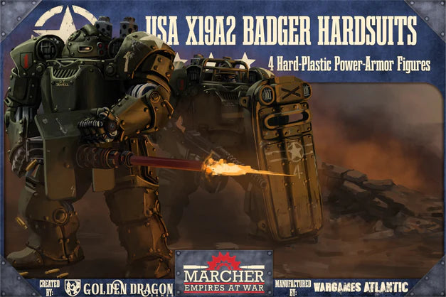 Marcher Empires at War: X19A2 Badger Hardsuits