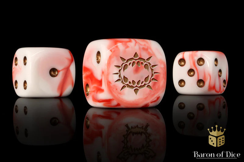 Baron of Dice: Carnage White[Round Corner]