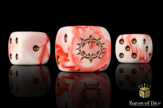 Baron of Dice: Carnage White[Round Corner]