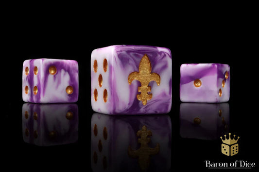 Baron of Dice: Fleur De Lis [Square Corner]