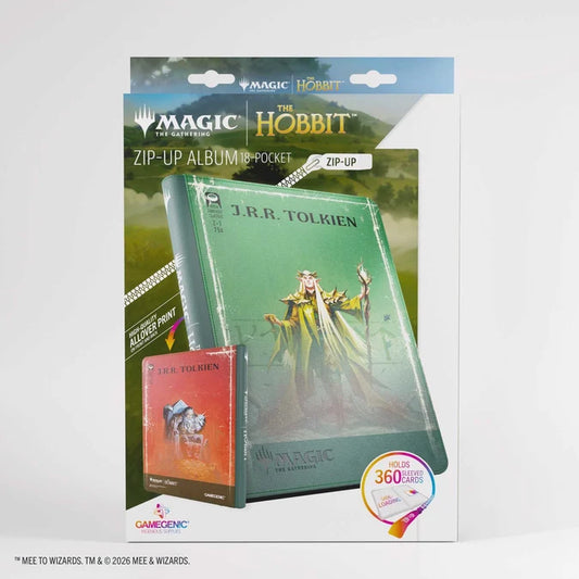 Gamegenic Magic: The Gathering The Hobbit Zip-Up Album 18-Pocket - Thranduil, the Elvenking/The Mountain-King