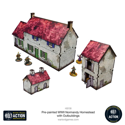 WW2 Normandy Homestead with Outbuildings