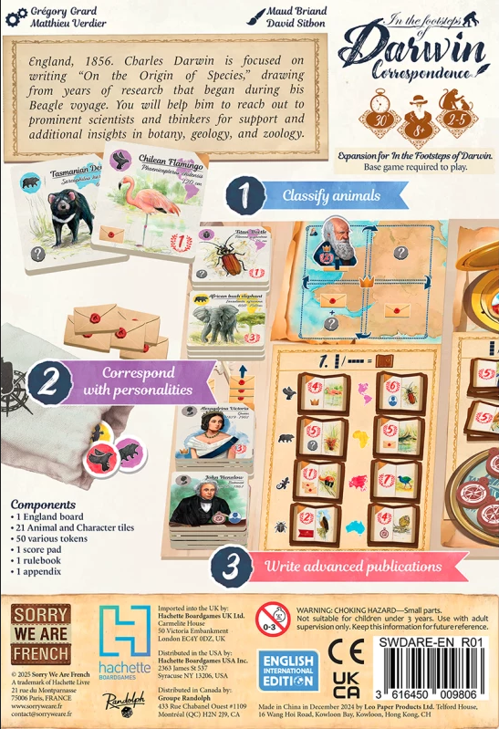 In the Footsteps of Darwin: Correspondence Expansion