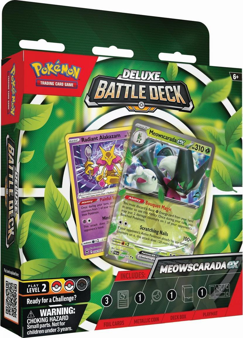 Pokemon TCG: Meowscarada ex Deluxe Battle Deck