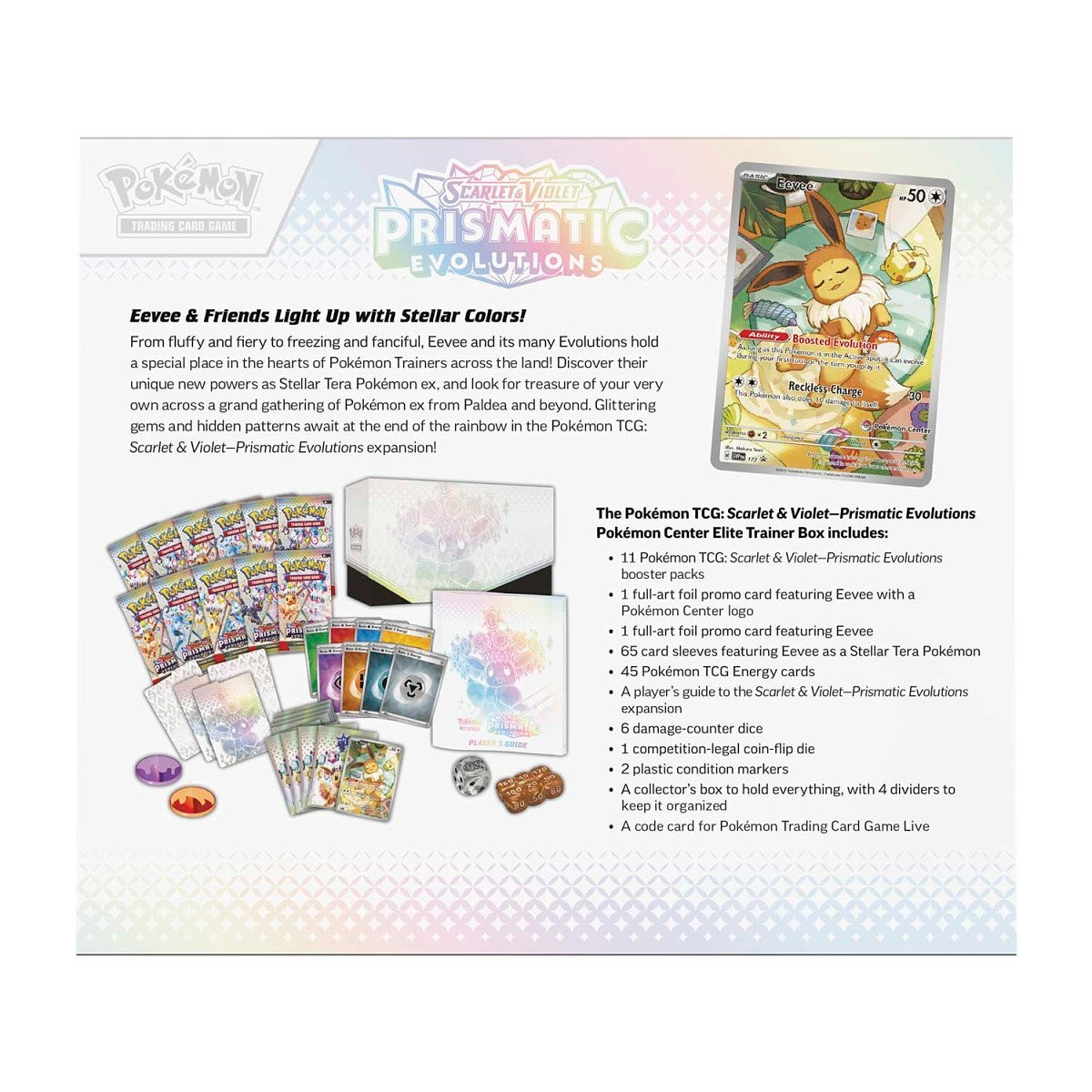 Pokemon Scarlet & Violet: Prismatic Evolutions Elite Trainer Box