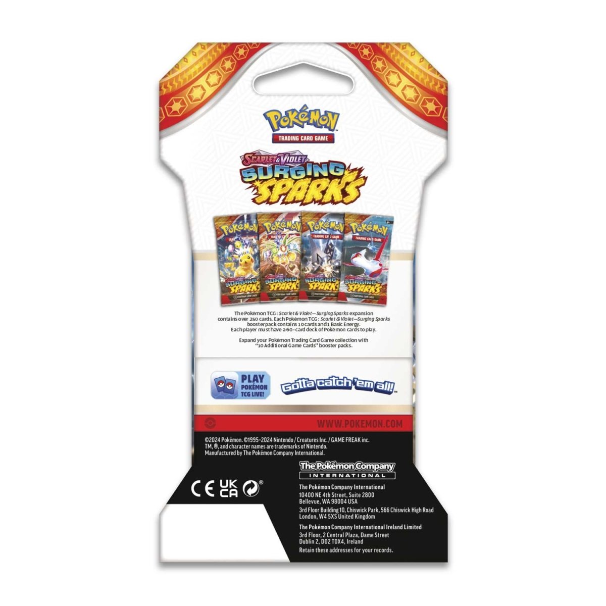 Pokémon TCG: Scarlet & Violet - Surging Sparks Booster Packs