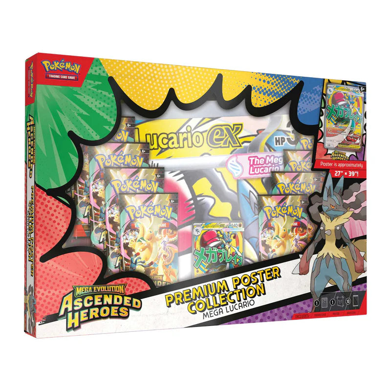 Pokémon TCG: Mega Evolution Ascended Heroes - Premium Poster Collection
