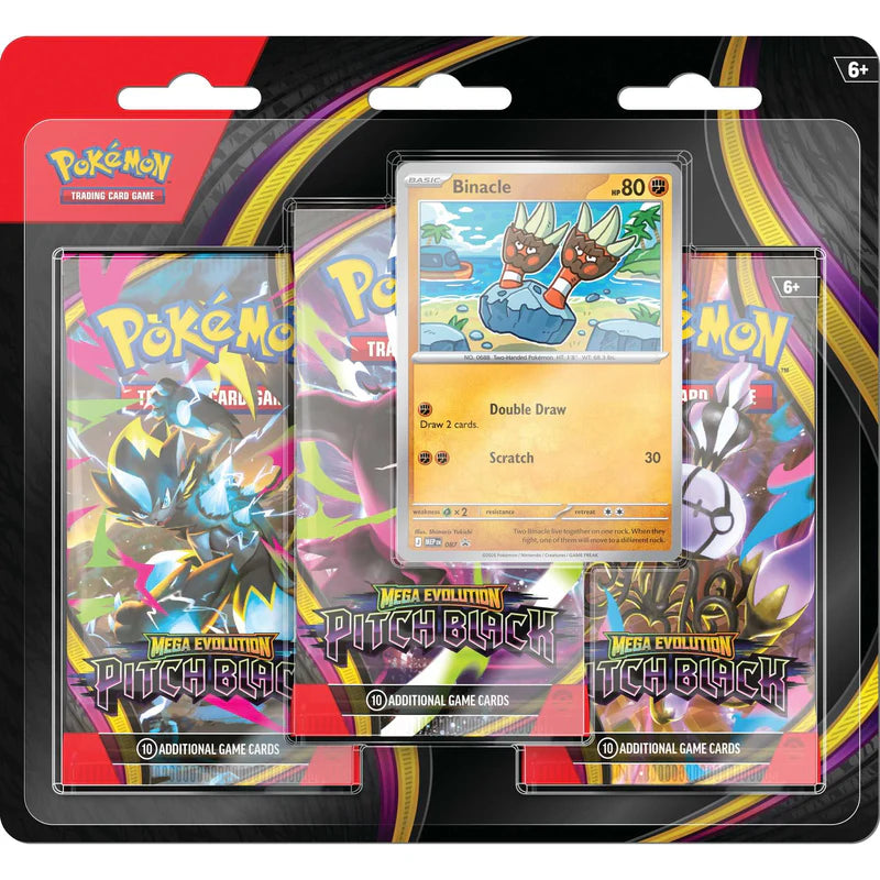 Pokemon TCG: Pitch Black 3 Pack Blister
