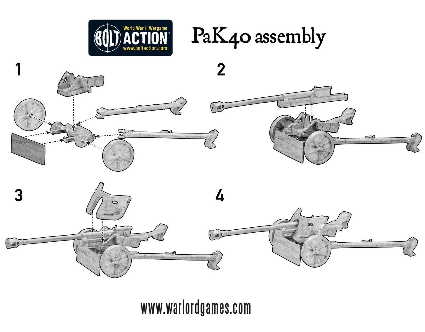 Bolt Action: German Heer 75mm PAK 40 Anti-Tank Gun