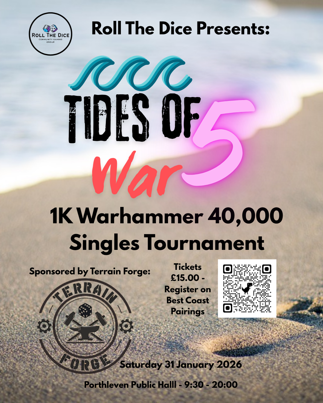 Tides of War 5: 1k Warhammer 40,000 Singles Tournament