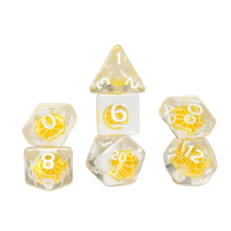 Sirius Dice: Fruit Slice Dice Set - Lemon
