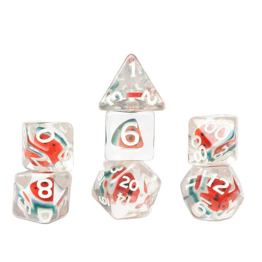 Sirius Dice: Fruit Slice Dice Set - Watermelon