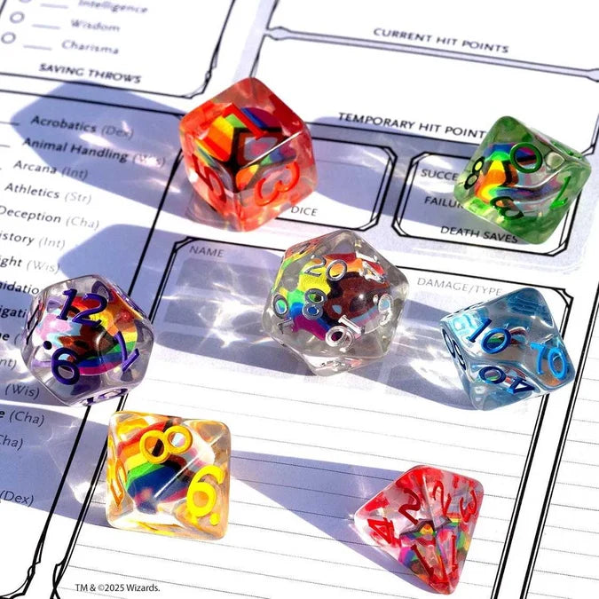 Dungeons & Dragons: Progress Pride Dice Set